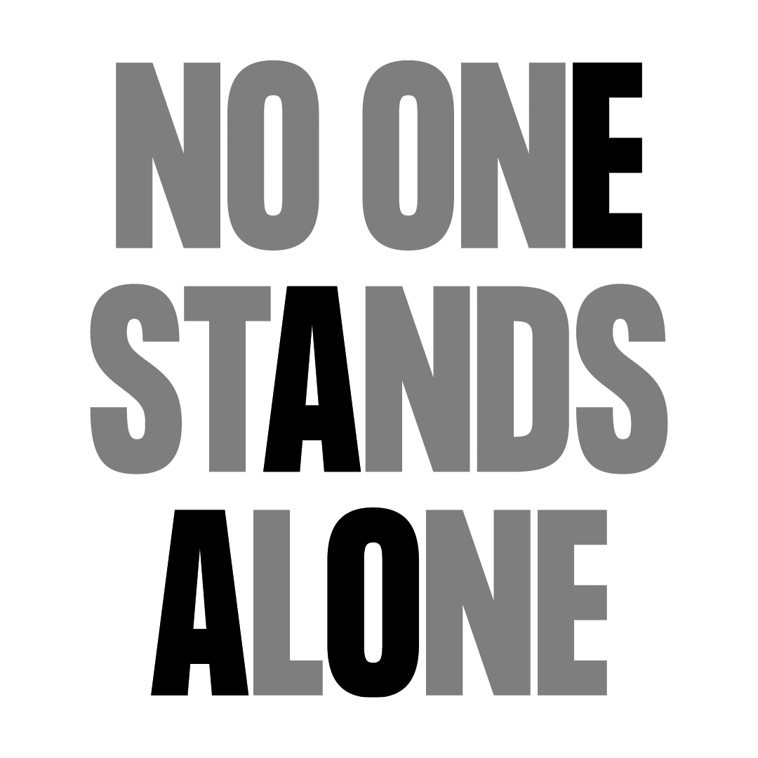 No One Stands Alone Australia Sticker by Enjoy Church