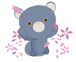 Bear Teddy Sticker by KyotoDenim