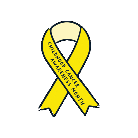 Yellow Ribbon September Sticker by Camp Quality