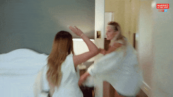 Hi 5 Reaction GIF by Married At First Sight