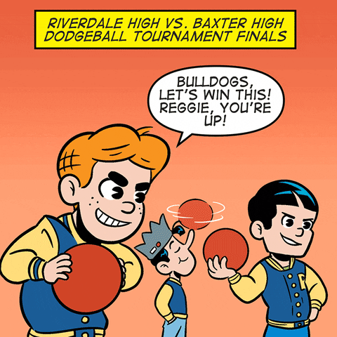 Comic Books Dodgeball GIF by Archie Comics