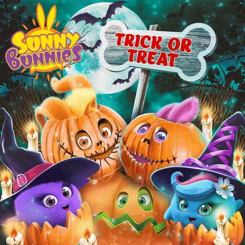 Trick Or Treat Halloween GIF by Sunny Bunnies