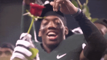 College Football Dancing GIF by Michigan State Football