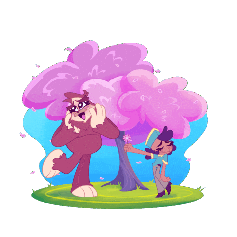 Spring Love Sticker by SpindleHorse