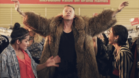thrift shop swag GIF