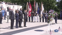 Biden Lays Wreath at Tomb of the Unknown Soldier 