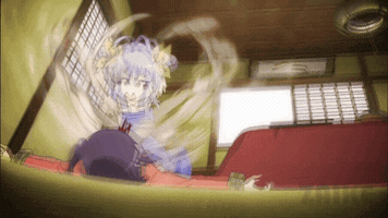 zaike blood brutality non non biyori ren-chon GIF