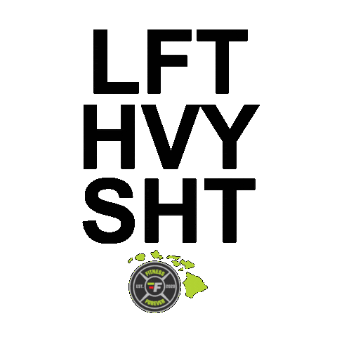Health Wellness Sticker by Fitness Forever Hawaii