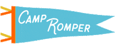 Romper Pennant Sticker by Bustle