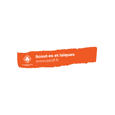 Scout Scoutisme Sticker by EEDF Officiel