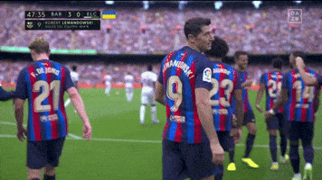Fc Barcelona Football GIF by DAZN