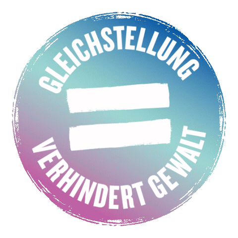 Gegen Gewalt Sticker by Federal Bureau for Gender Equality