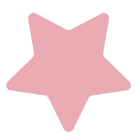 Star Rosa Sticker by ORION Versand