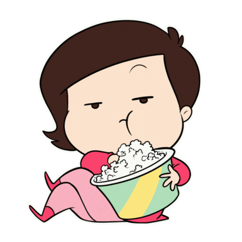 Tell Me Popcorn Sticker by Simple&Madama