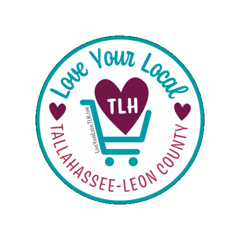 Tallahassee Love Your Local Sticker by Office of Economic Vitality
