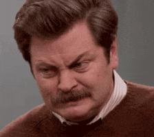 Angry Ron Swanson GIF