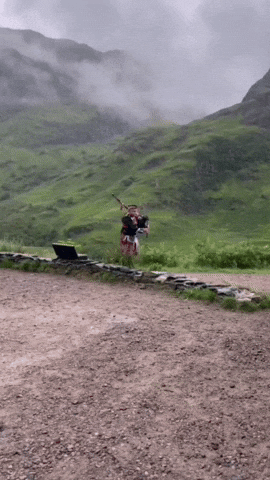 Scottish Bagpipes GIF by Alba Campers