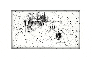 Snowy Day Sled GIF by GIF IT UP