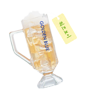 Quartz Highball Sticker by golden blue