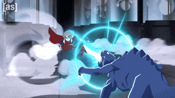 Kick Superman GIF by Adult Swim