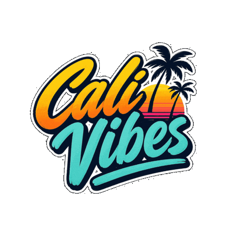 Los Angeles Vibes Sticker by Redideo Studio - Creative Agency San Diego