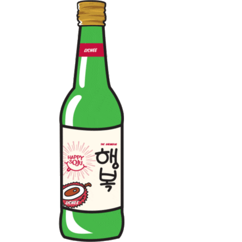 Happy Soju Indonesia Sticker