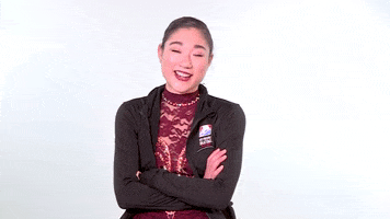 mirai nagasu laughing GIF by U.S. Figure Skating