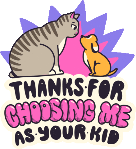 Mothers Day Cat Sticker by OllieTorres