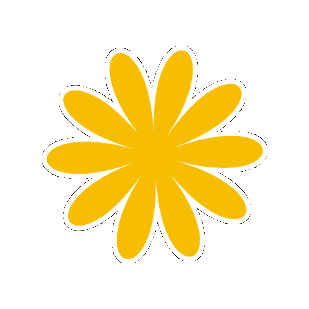 Golden Flower Sticker by Girl Scouts of Eastern Iowa and Western Illinois