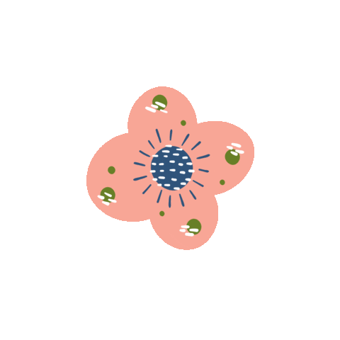 Pink Flower Sticker