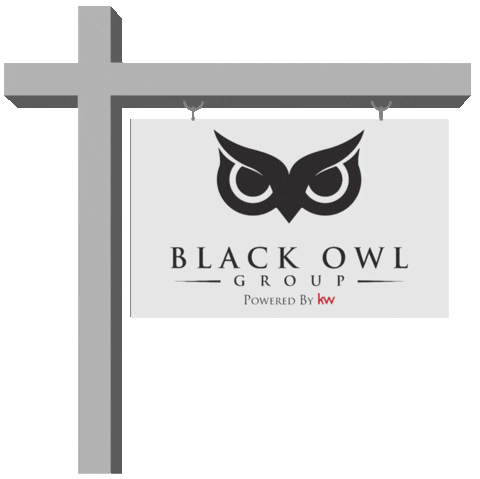 Black Owl Group Sticker