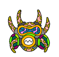 Puerto Rico Vejigante Sticker by MOYOGASH