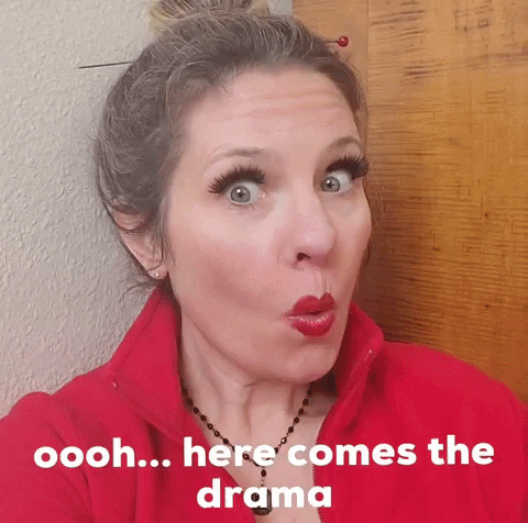 Popcorn Time Drama GIF by The Cringey Mom - Jen Campbell