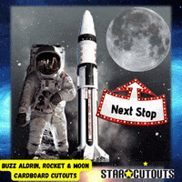 Buzz Aldrin Astronaut GIF by STARCUTOUTSUK