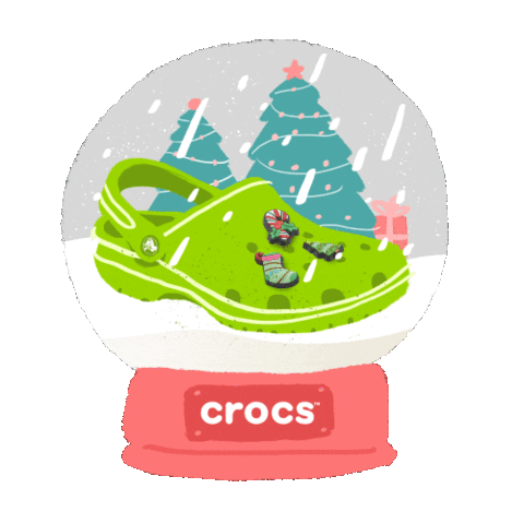 Christmas Snow Sticker by crocsru