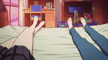 Bed Chilling GIF