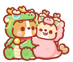 Happy Couple Sticker