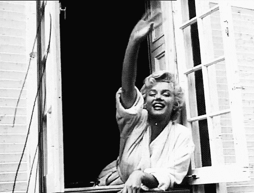 Marilyn Monroe Hello GIF - Find & Share on GIPHY