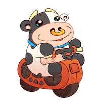 Cow Vaca Sticker