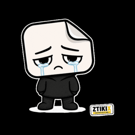 Sad Tears GIF by ZTIKIX