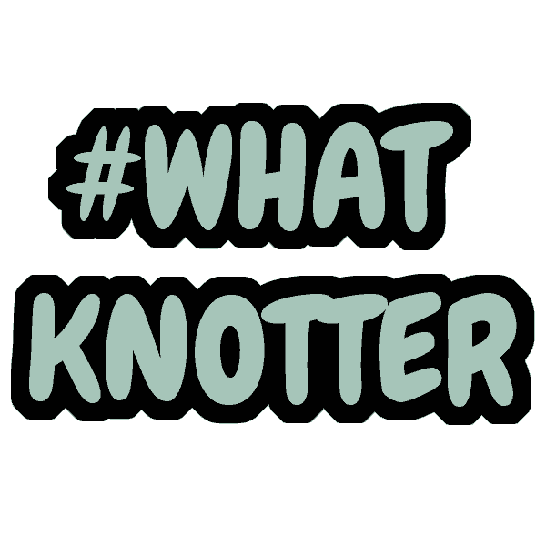 Whatknotters Sticker by Woolly What Knot