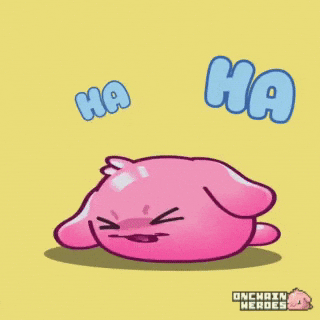 On My Way Laughing GIF by Onchain Heroes