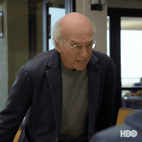 Dirty Looks Larry GIF by Curb Your Enthusiasm