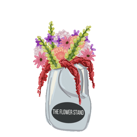 The Flower Stand Sticker