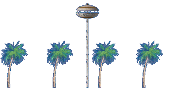 Palm Tree Travel Sticker by ONIUSA
