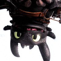 how to train your dragon toothless smile gif