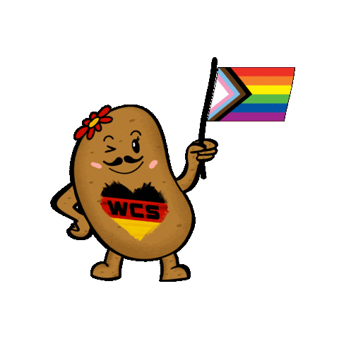 Pride Potato Sticker by WCS Germany