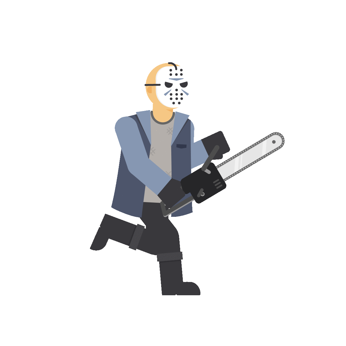 13 Friday Running Sticker by Fede Cook for iOS & Android GIPHY