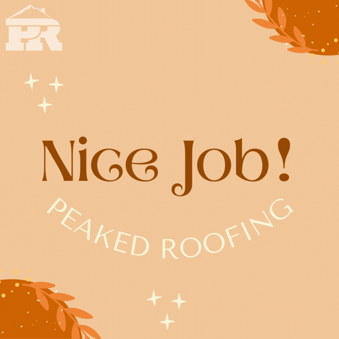Nice Job GIF by Peaked Roofing