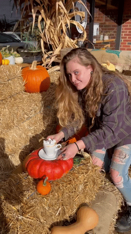 cafeconmigo latte pumpkins conmigo GIF